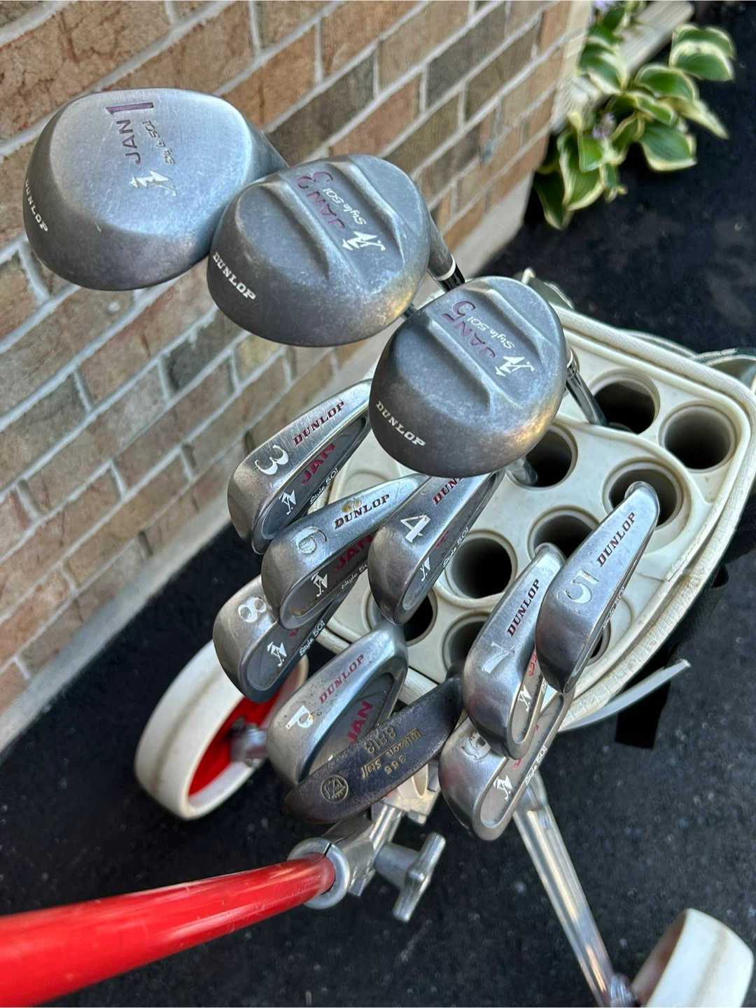 Dunlop JAN Golf Clubs and Bag with Push Cart - photo 2
