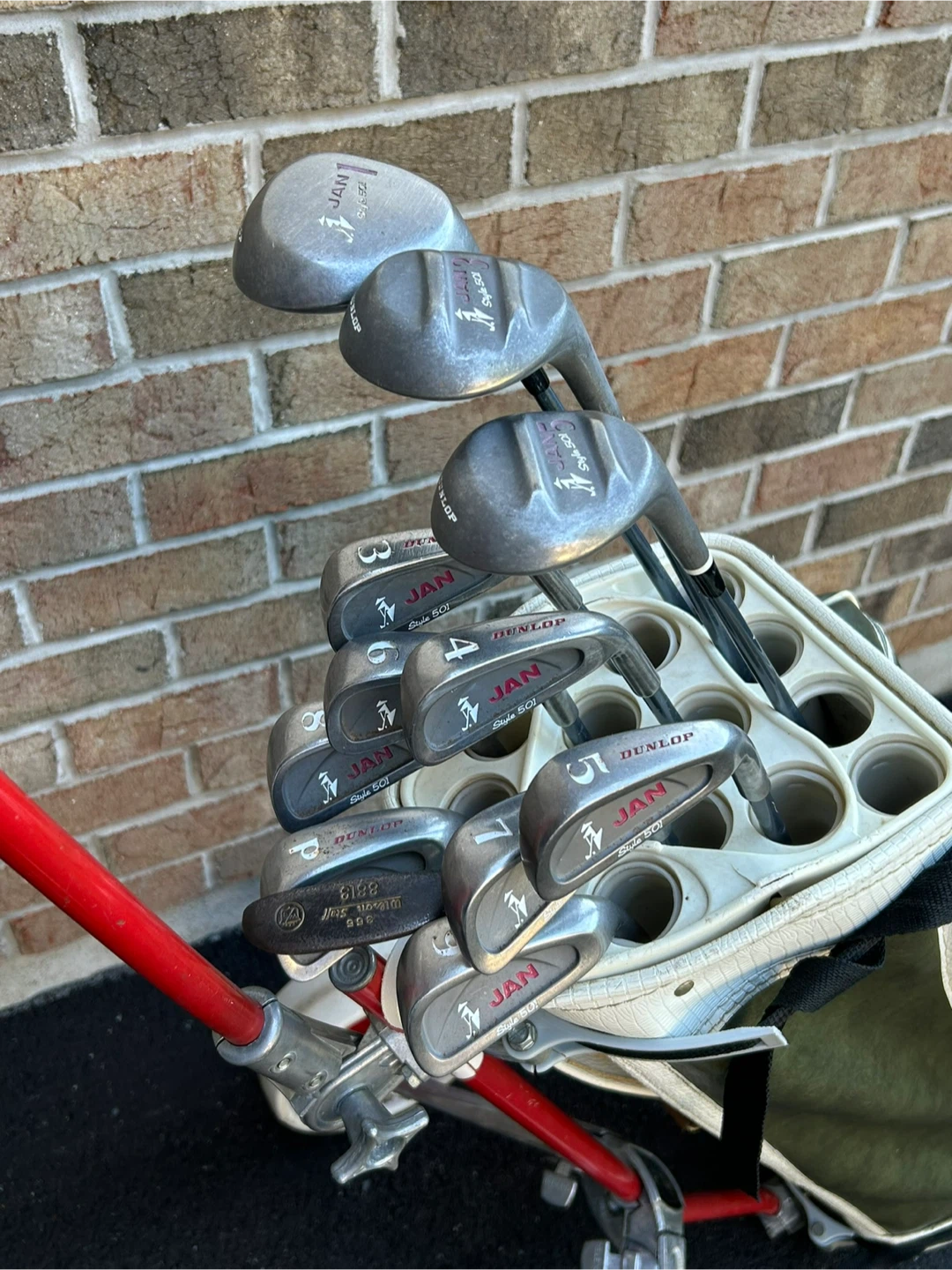 Dunlop JAN Golf Clubs and Bag with Push Cart - photo 3