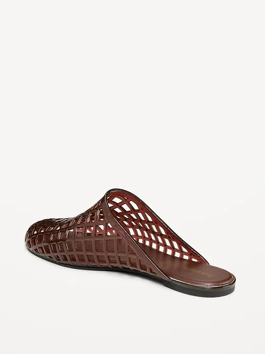 Old Navy Brown Jelly Mule Sandals Size 9