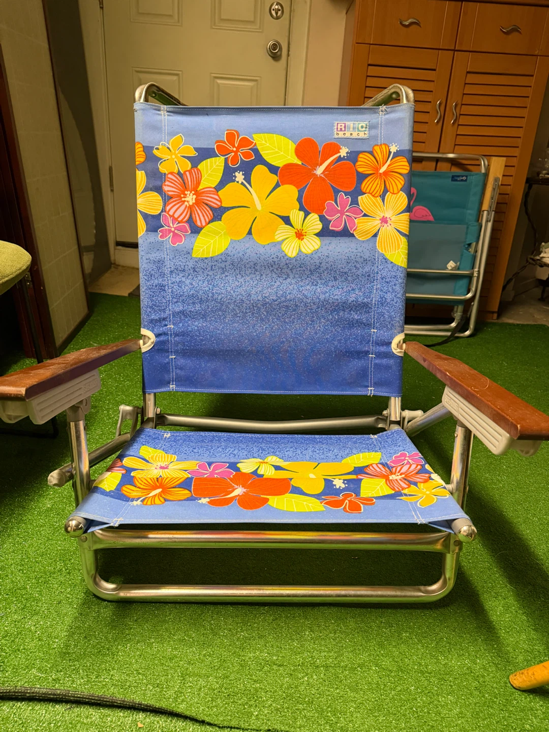 Rio Beach Chair with Floral Design