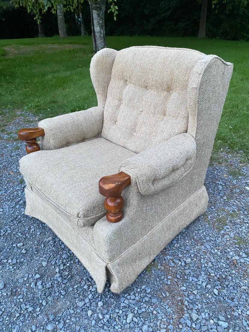 Vintage Sklar-Peppler Swivel Rocker Armchair (CAN DELIVER)