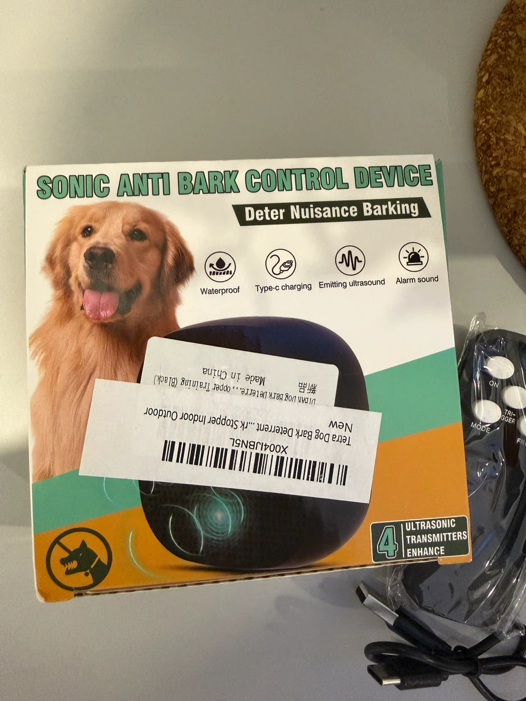 Sonic Anti Bark Control Device with Remote