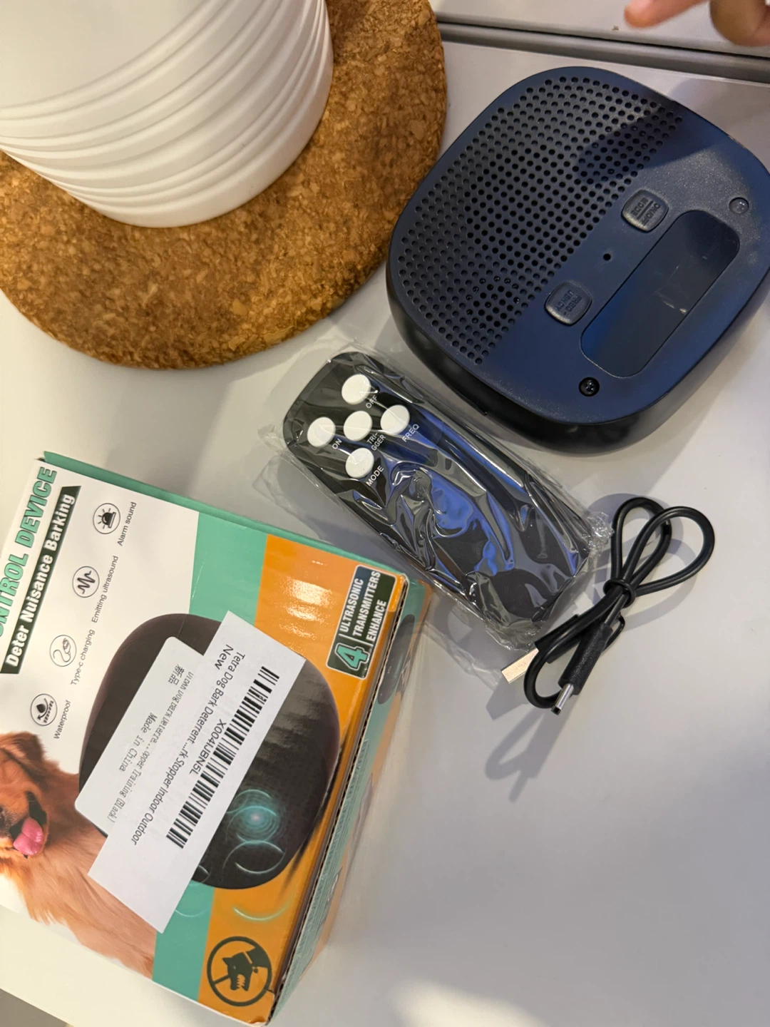 Sonic Anti Bark Control Device with Remote - photo 3
