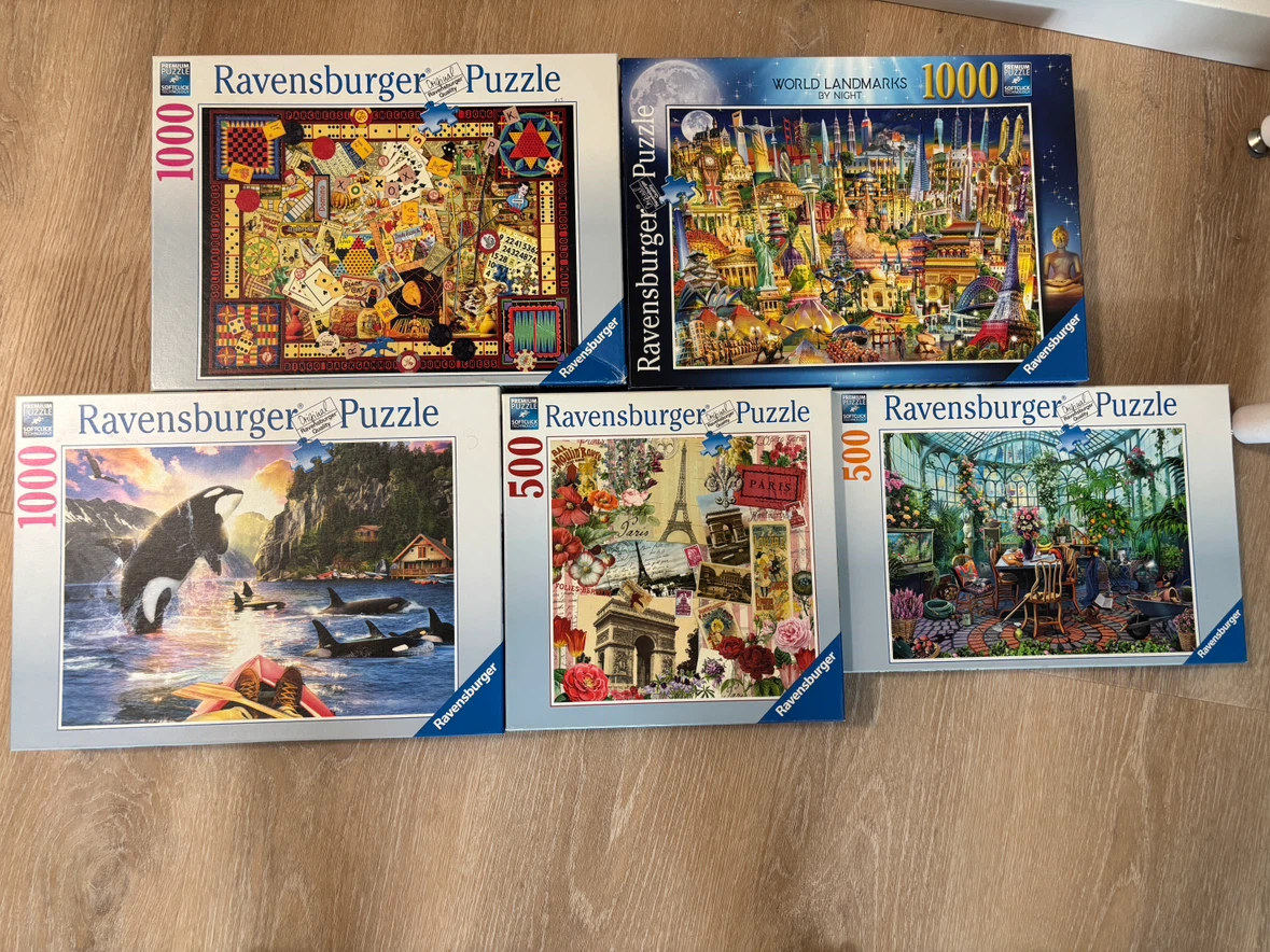 Various Puzzles - 500 & 1000 Piece - photo 3