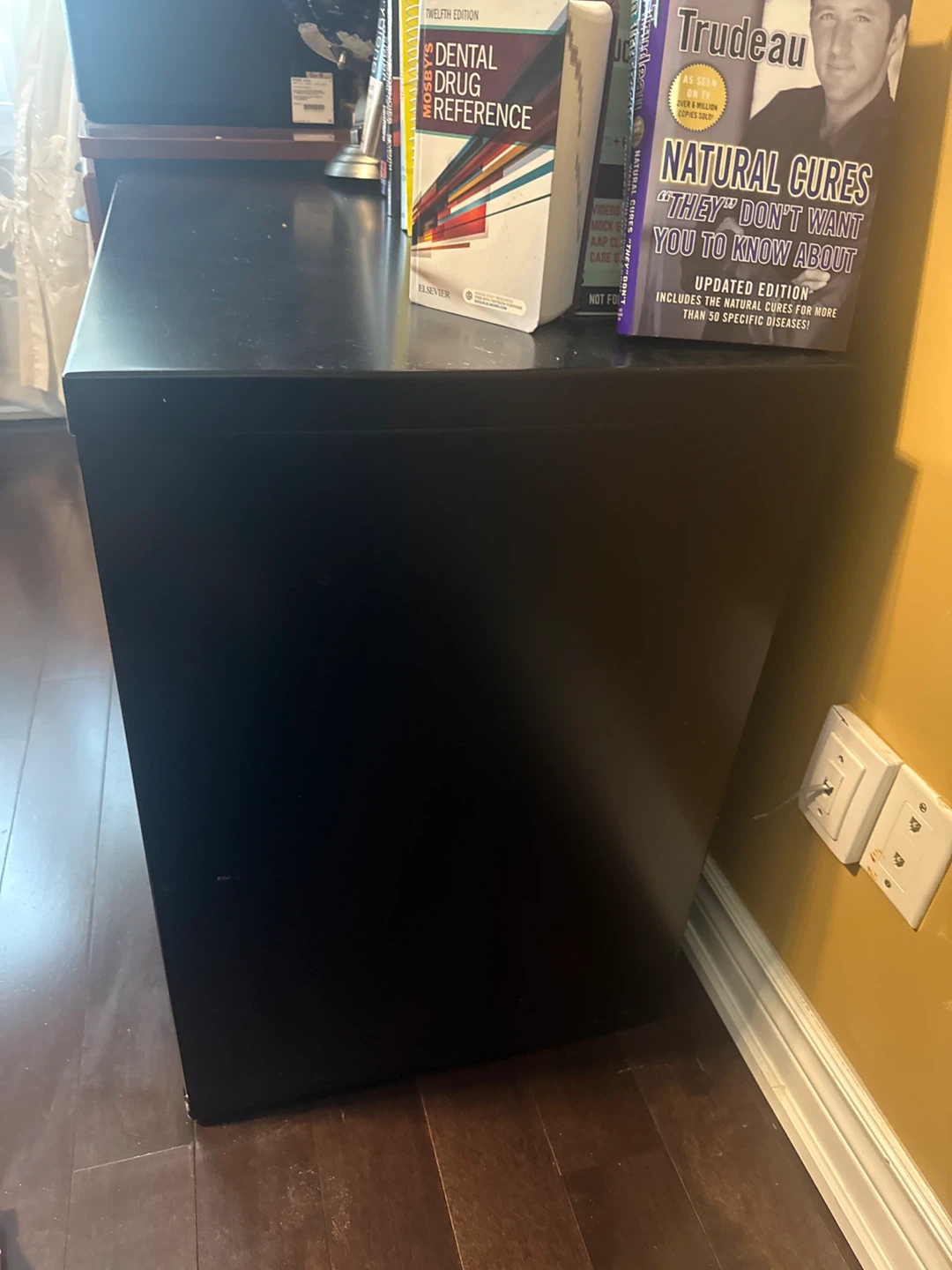 Black 2-Drawer Filing Cabinet - photo 2
