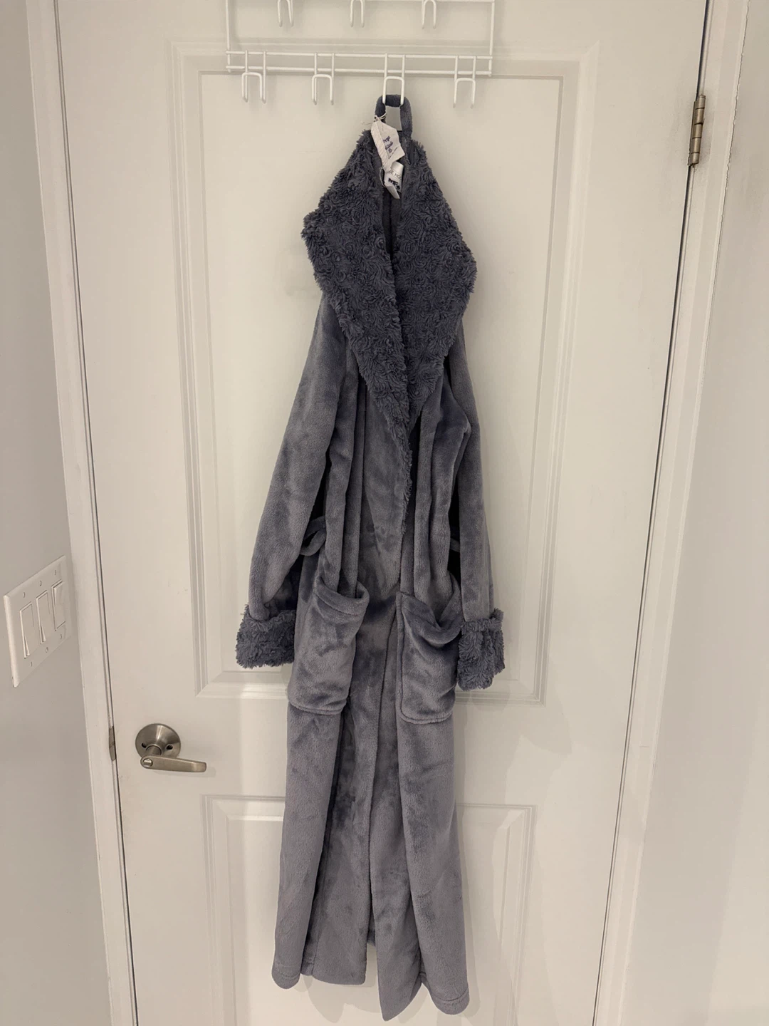 Carole Hochman Grey Plush Robe S/P
