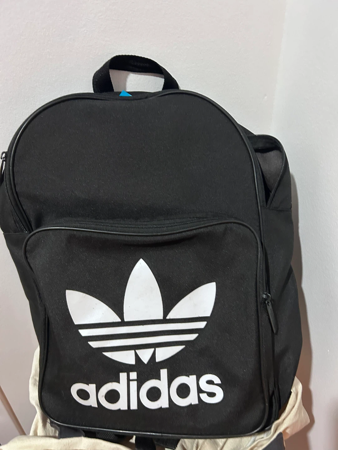 Adidas Classic Trefoil Logo Backpack Black