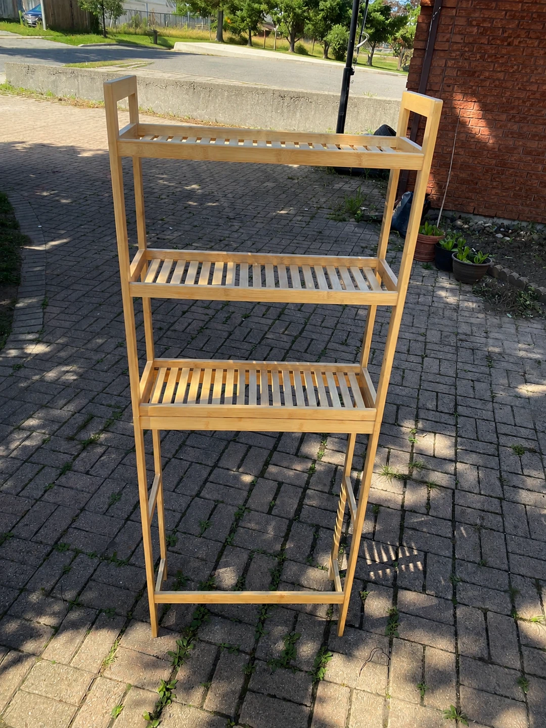Bamboo 3-Tier Shelf Unit