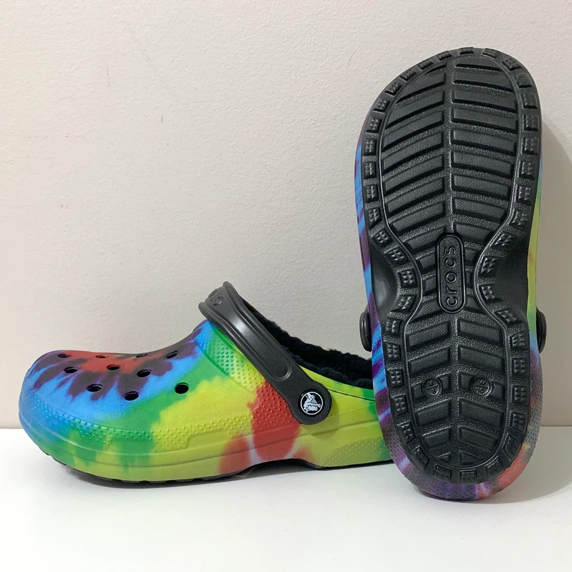 Crocs Mens Fleece Lined Tie Dye Clog/Shoes NEW - photo 5