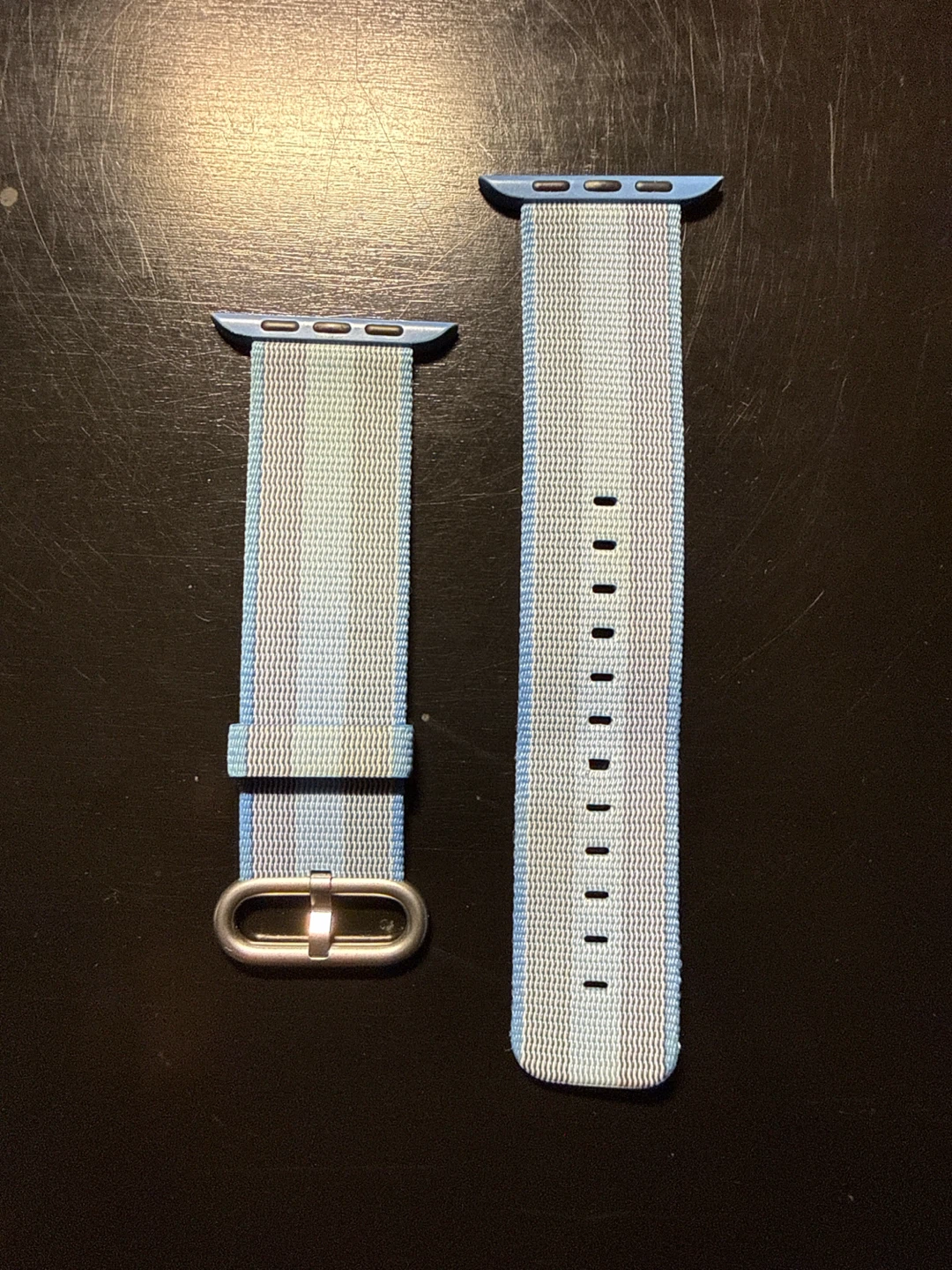 Striped Sport Loop Watch Band
