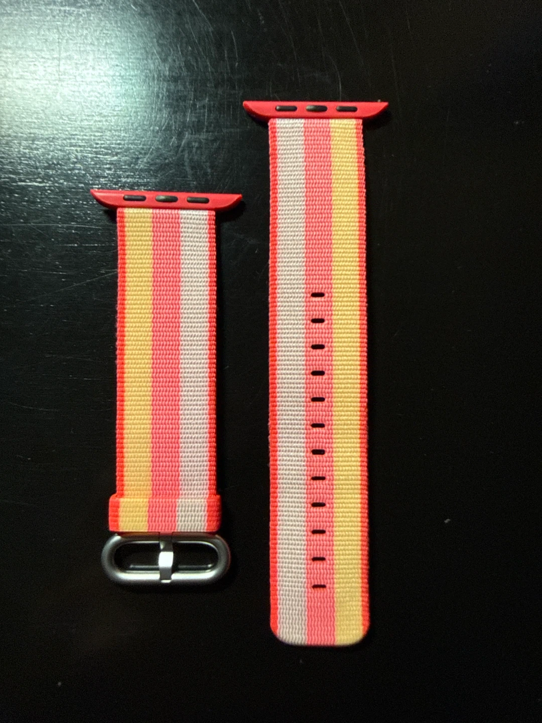 Striped Nylon Watch Band