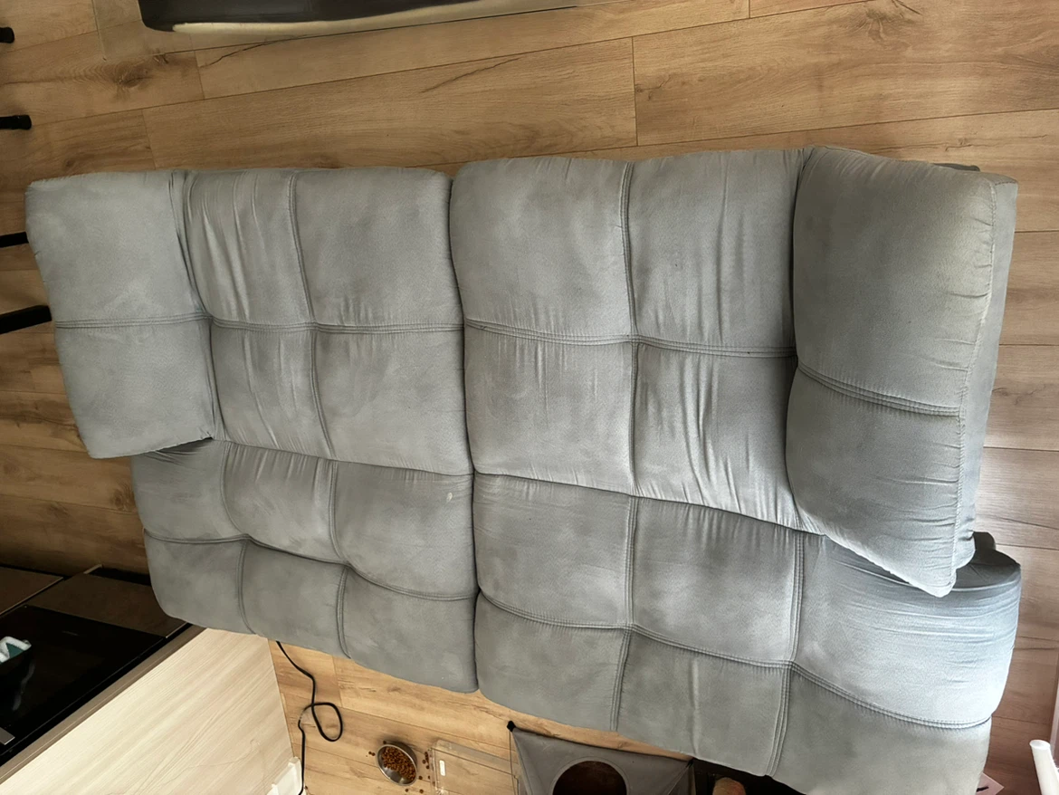 Grey Futon Sofa - photo 3