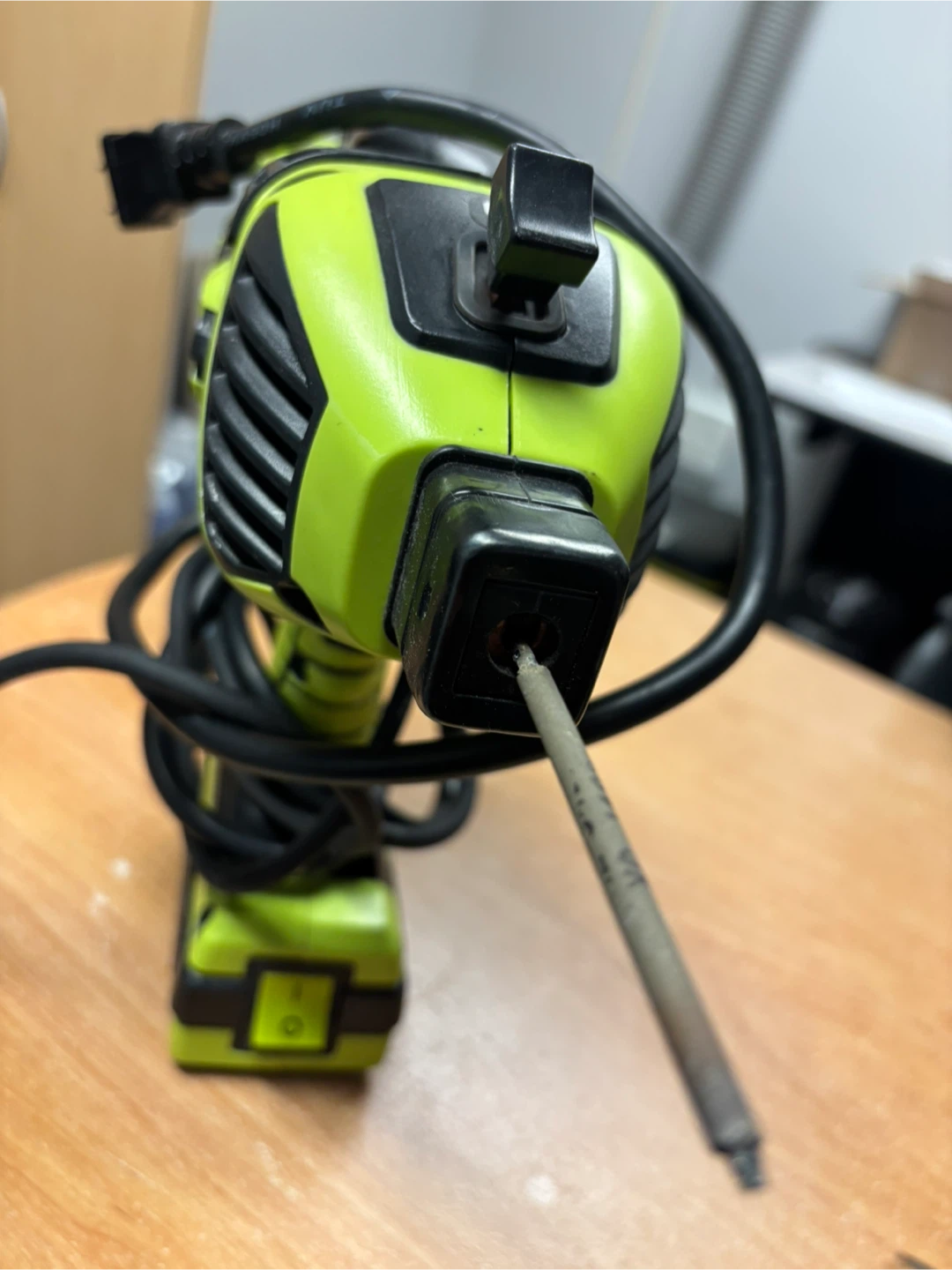 Hand held arc welder
