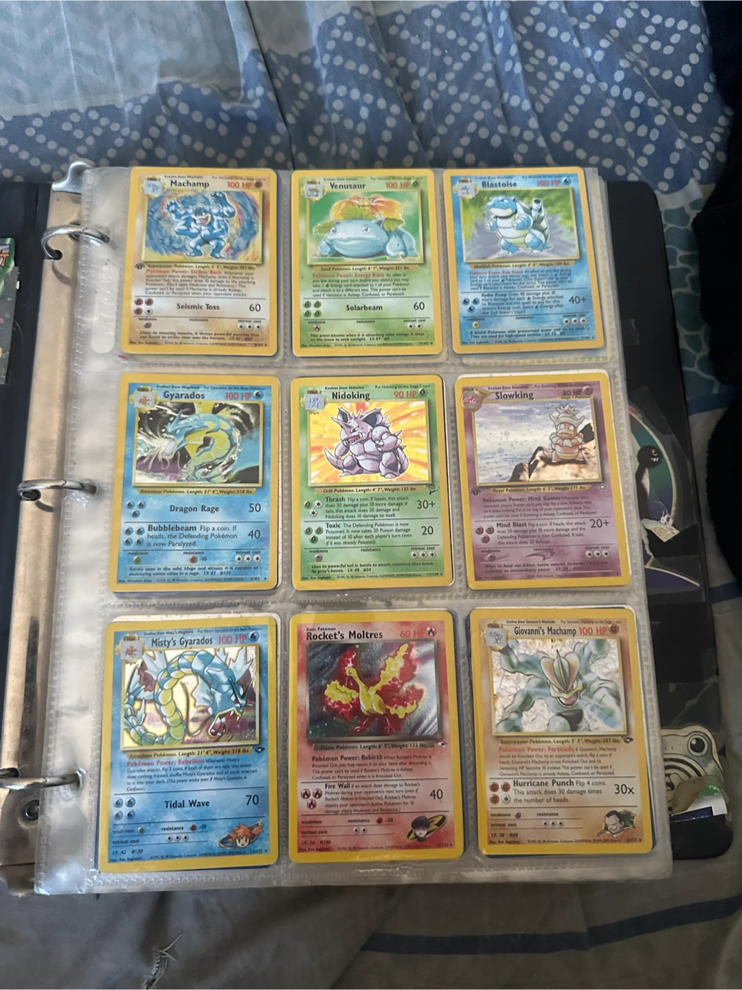 Old valuable Pokemon cards.