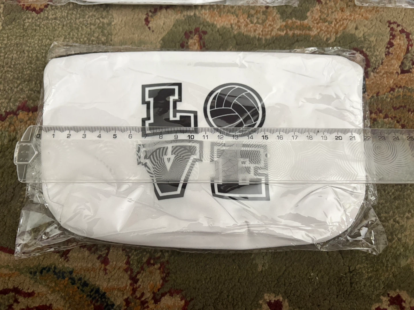 $5 for 4 New Volleyball Pouch Makeup Bag with Zipper - photo 2