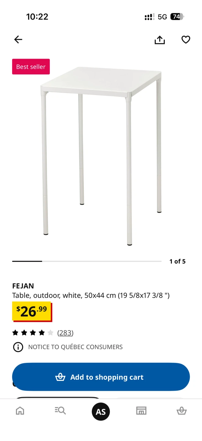IKEA 2 Chairs and Table Set - photo 3