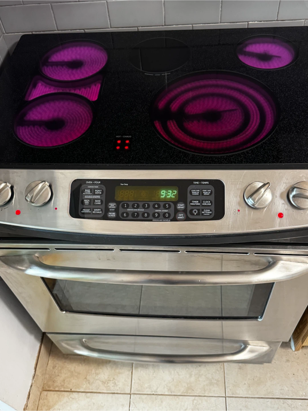 GE Profile Electric Range stove and oven - photo 3