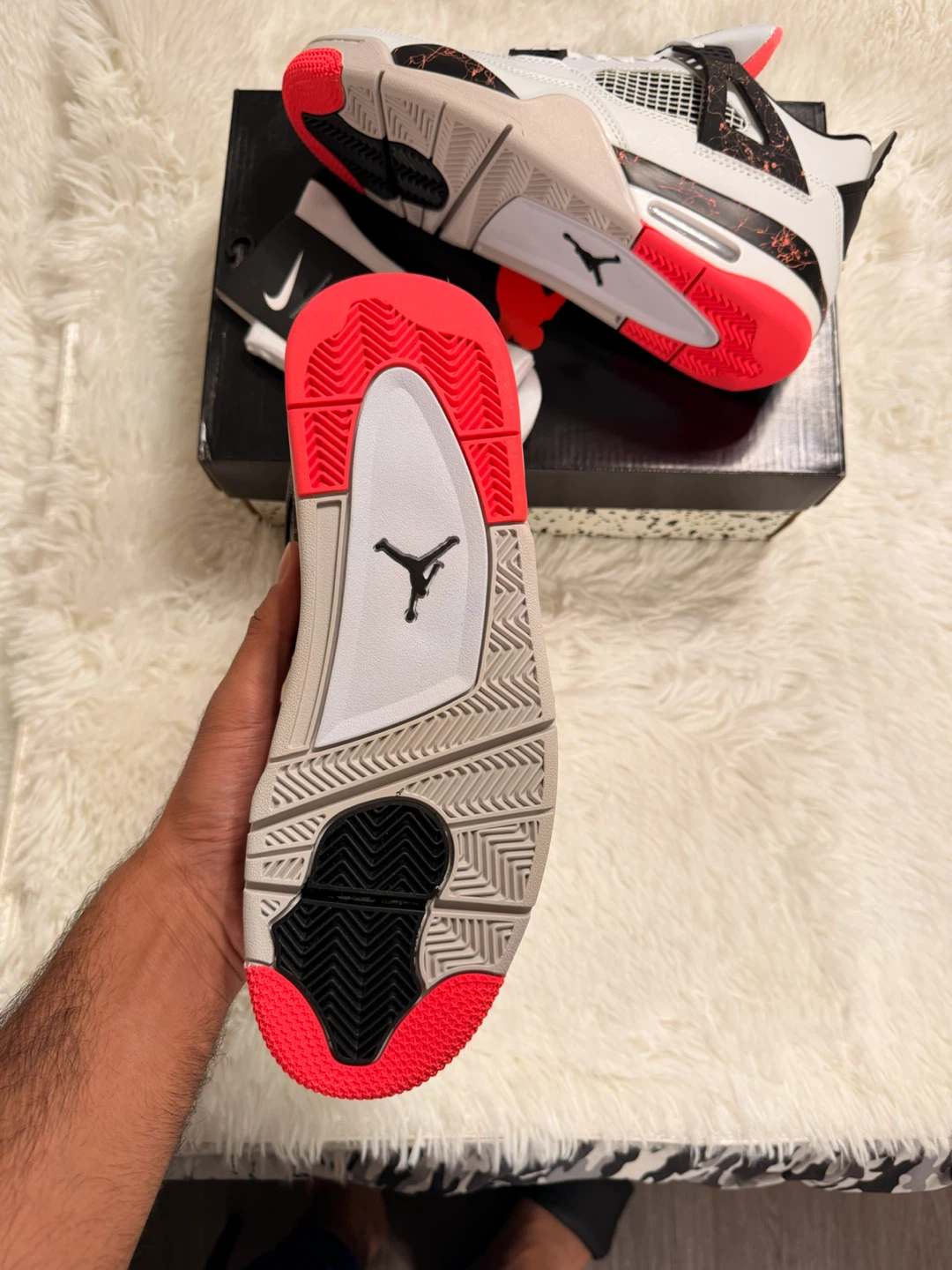 Air Jordan 4 Retro 'White Cement' Men's Size 10 - photo 3