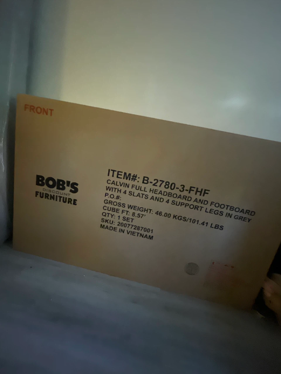 Bobs Full size bed - photo 4