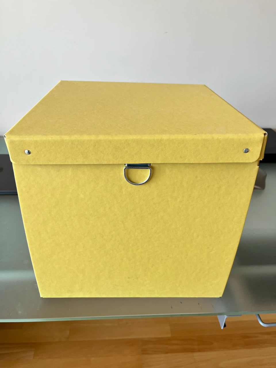 Yellow Storage Box with Lid
