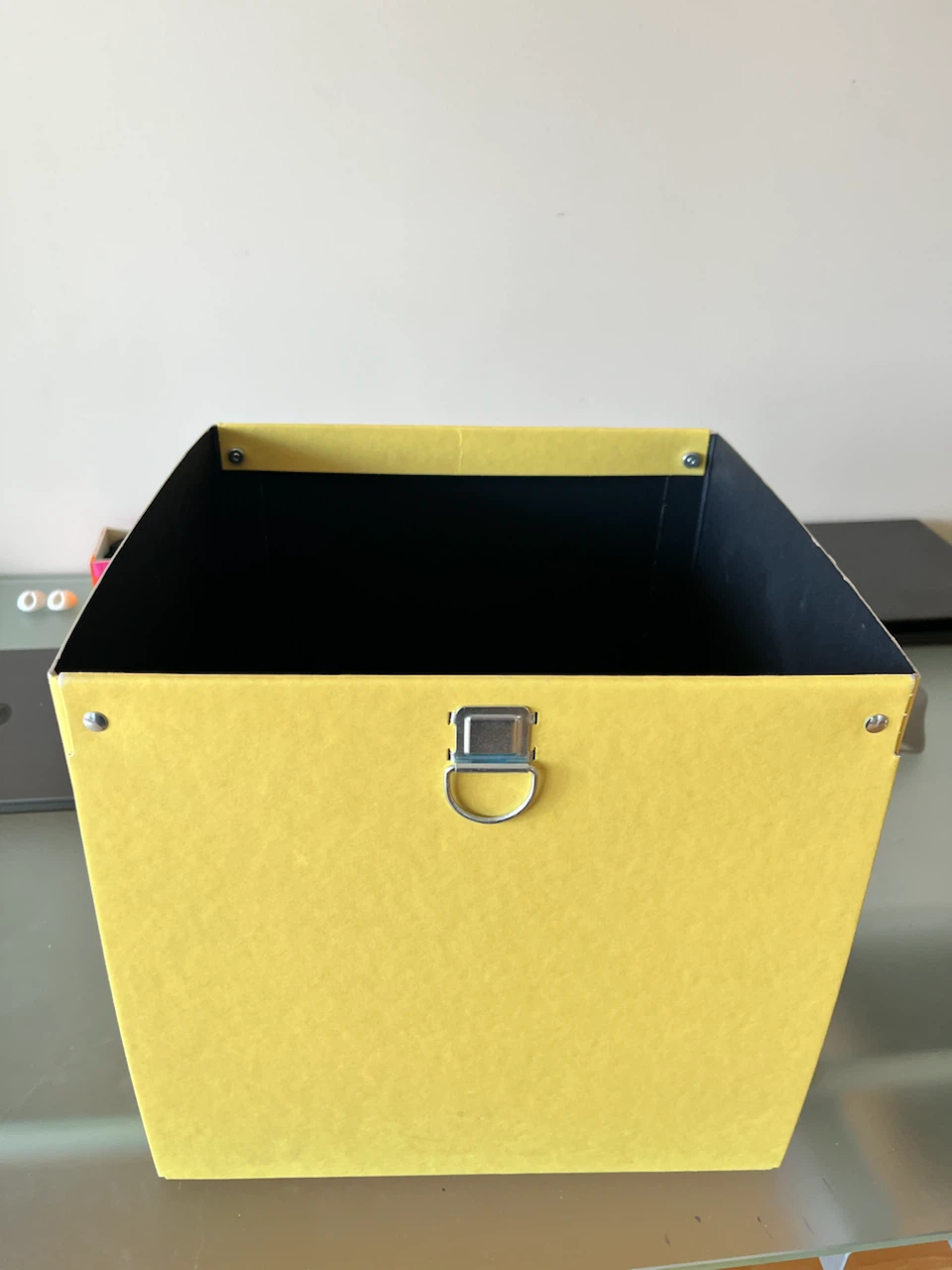 Yellow Storage Box with Lid - photo 3