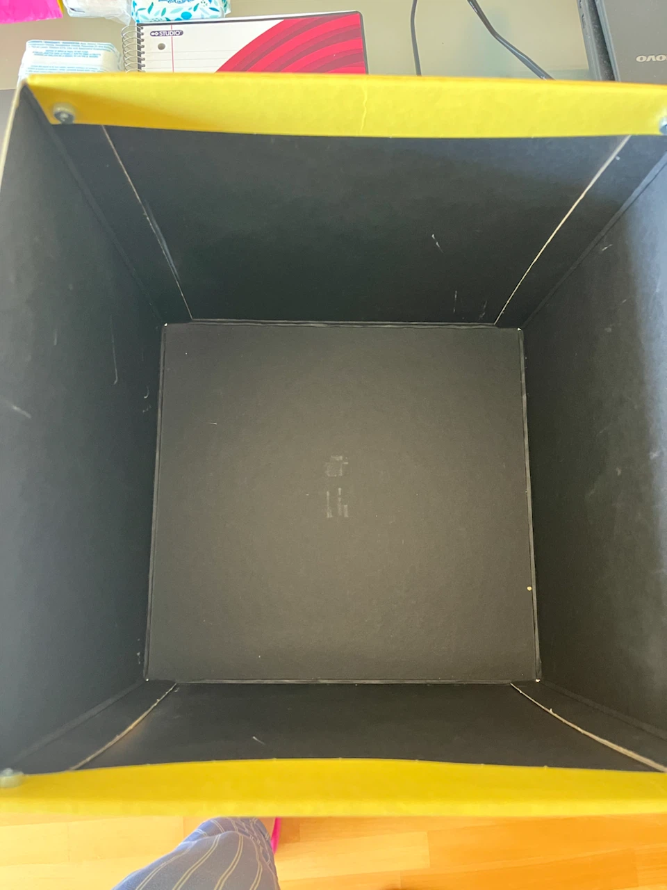 Yellow Storage Box with Lid - photo 4