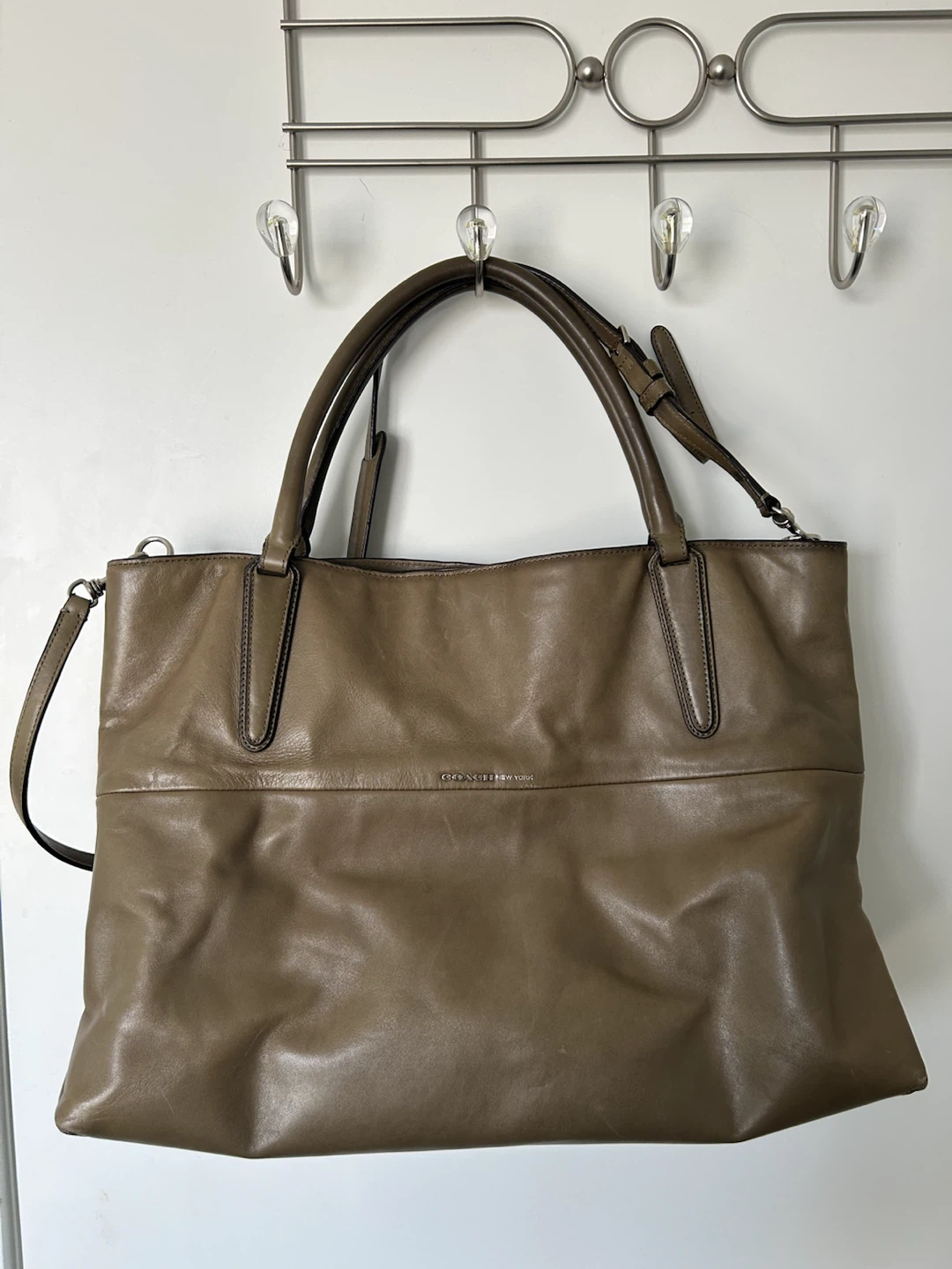 Coach Leather Tote Bag