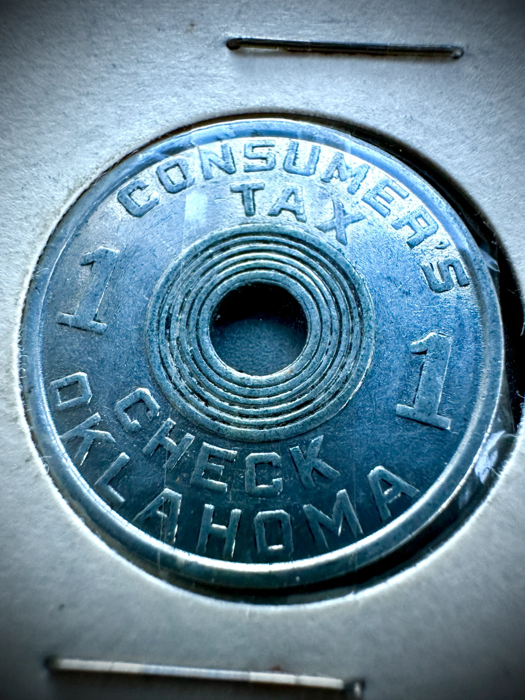 Oklahoma  Consumer's Tax Check Token