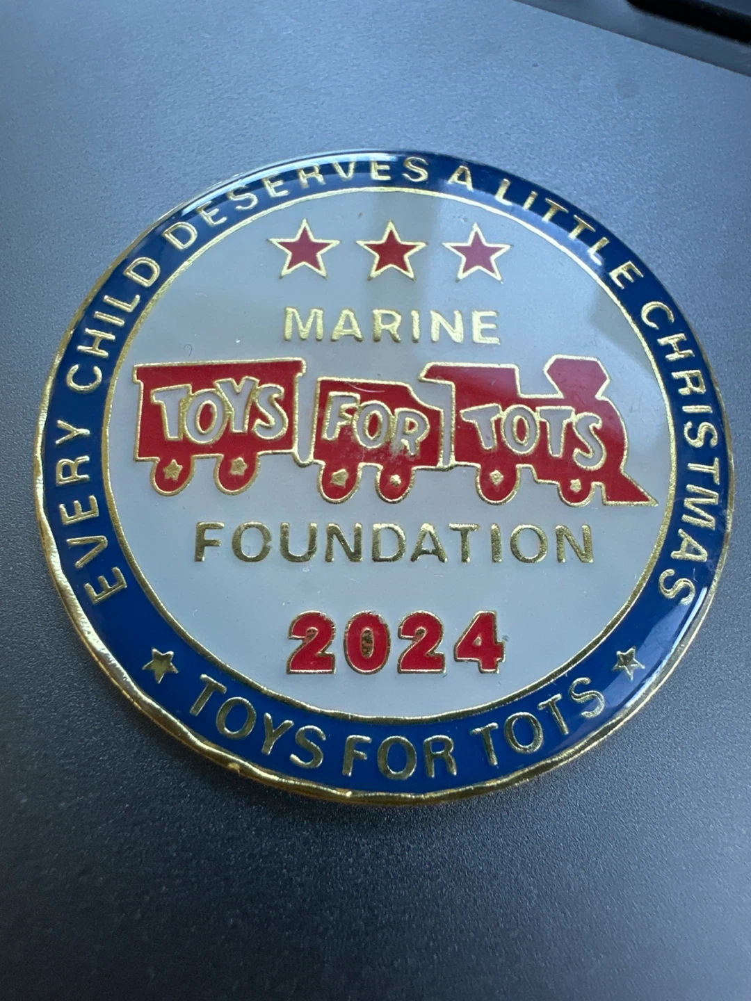 Marine Toys for Tots Foundation 2024 Coin