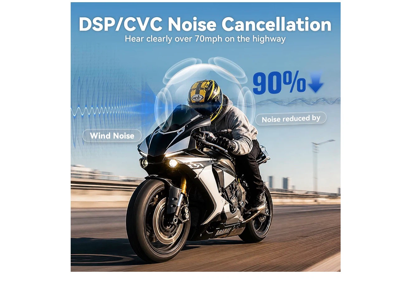 NYTalk Motorcycle Bluetooth Helmet Headset - photo 4
