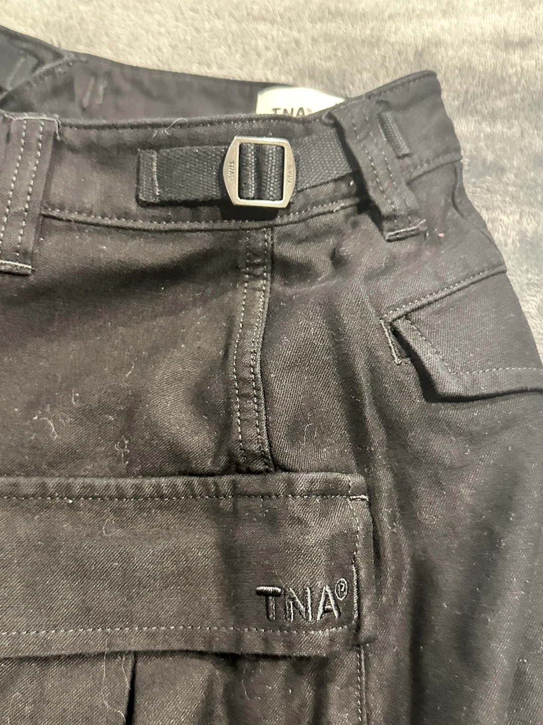 TNA Black Cargo Mini Skirt - photo 2