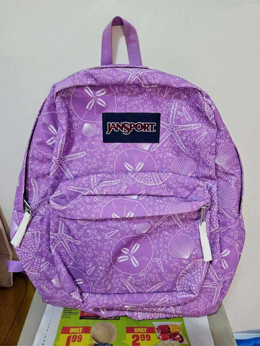 Jansport Purple Seashell Backpack - NEED TO SELL EVERYTHING