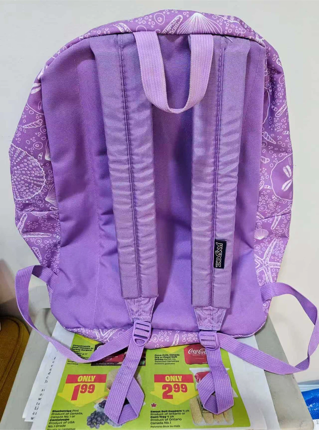 Jansport Purple Seashell Backpack - NEED TO SELL EVERYTHING - photo 4