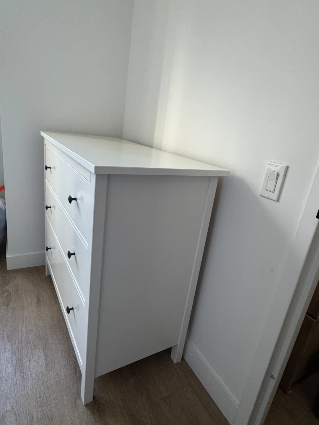 White 3-Drawer Dresser - photo 5