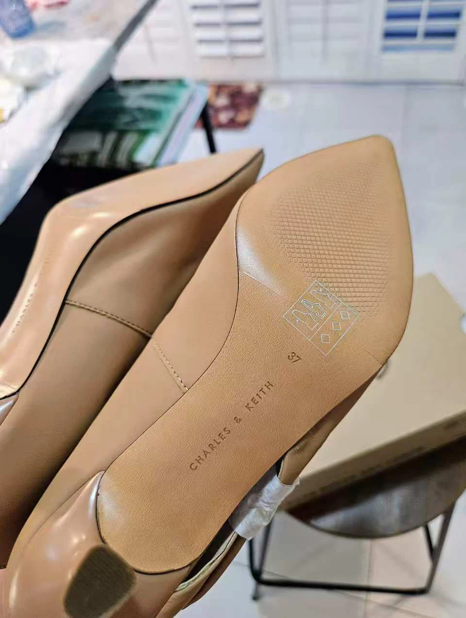 Charles & Keith Tan Pointed Toe Heels - NEED TO SELL EVERYTHING - photo 3