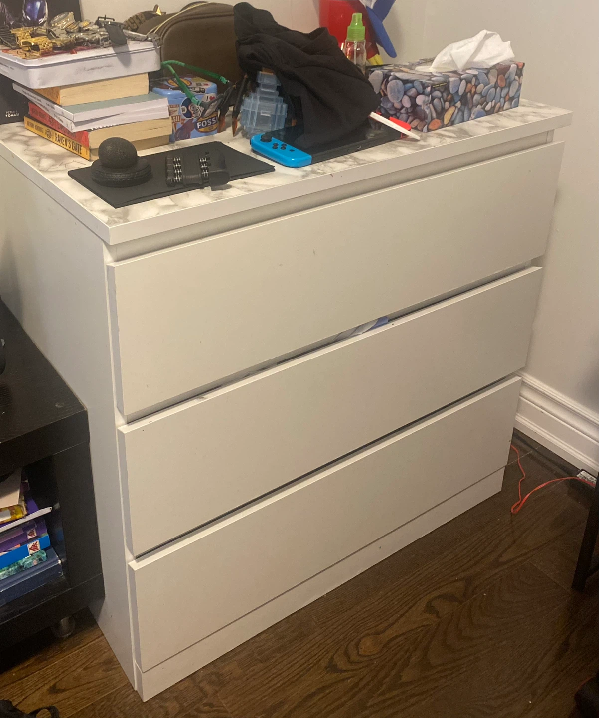 IKEA STORKLINTA 3-drawer chest white 70x48x75 cm - photo 3