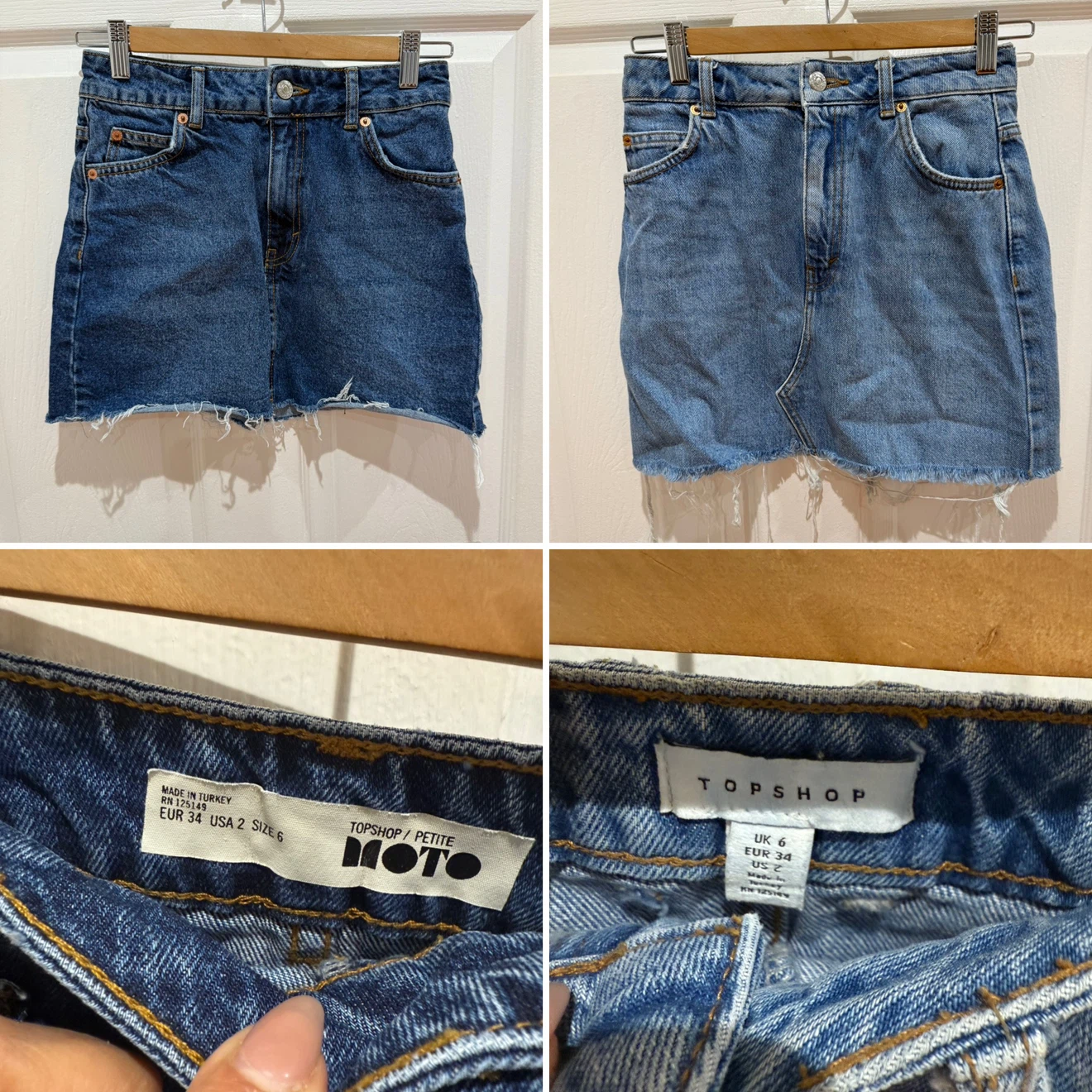 Jean skirts