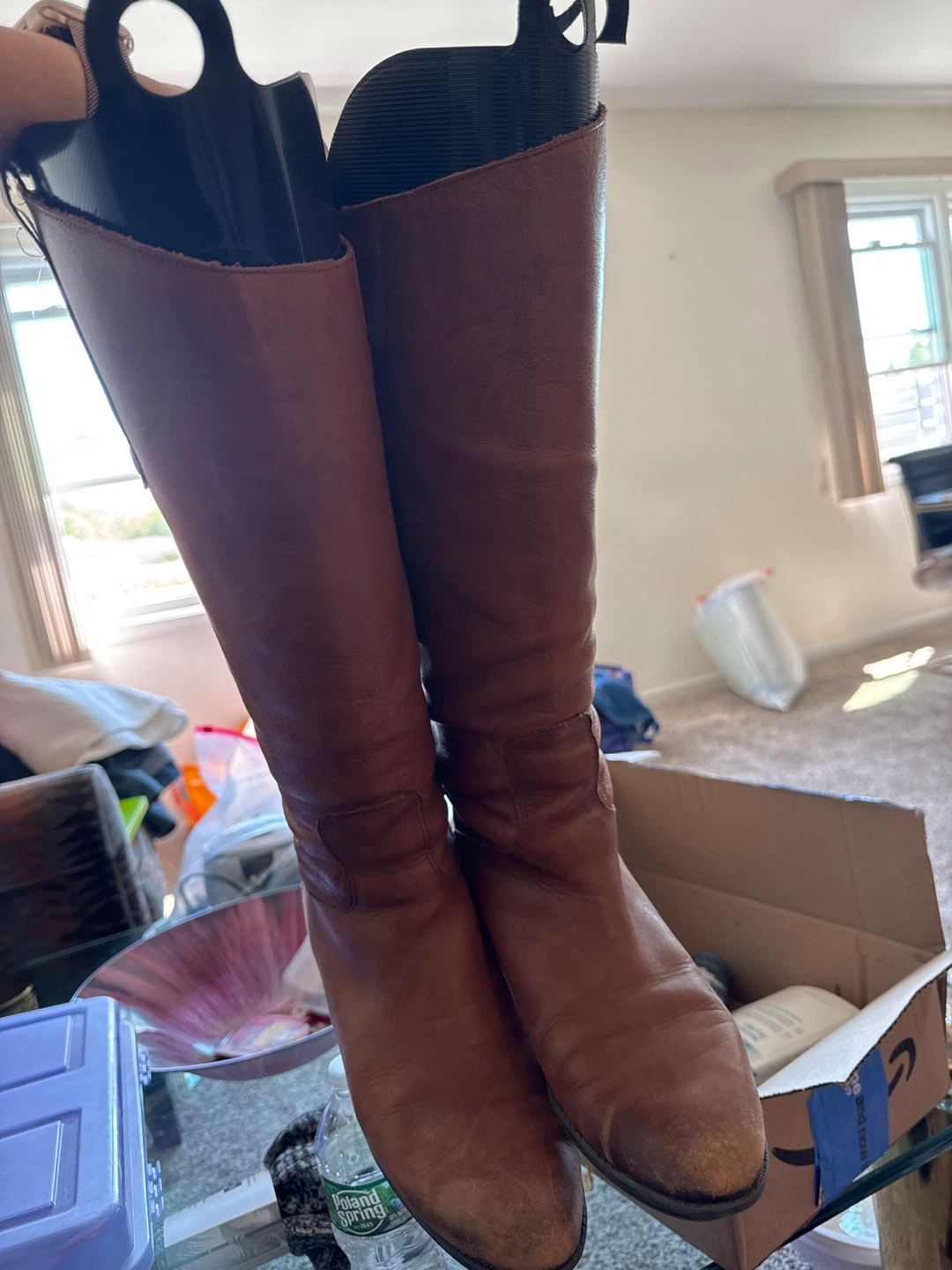 Brown Leather Tall Boots - photo 2
