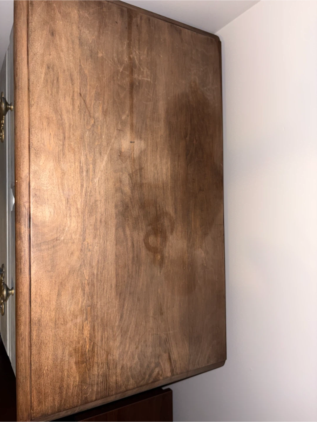 Vintage Solid Wood Tall 6 Drawers Grey Dresser - photo 4