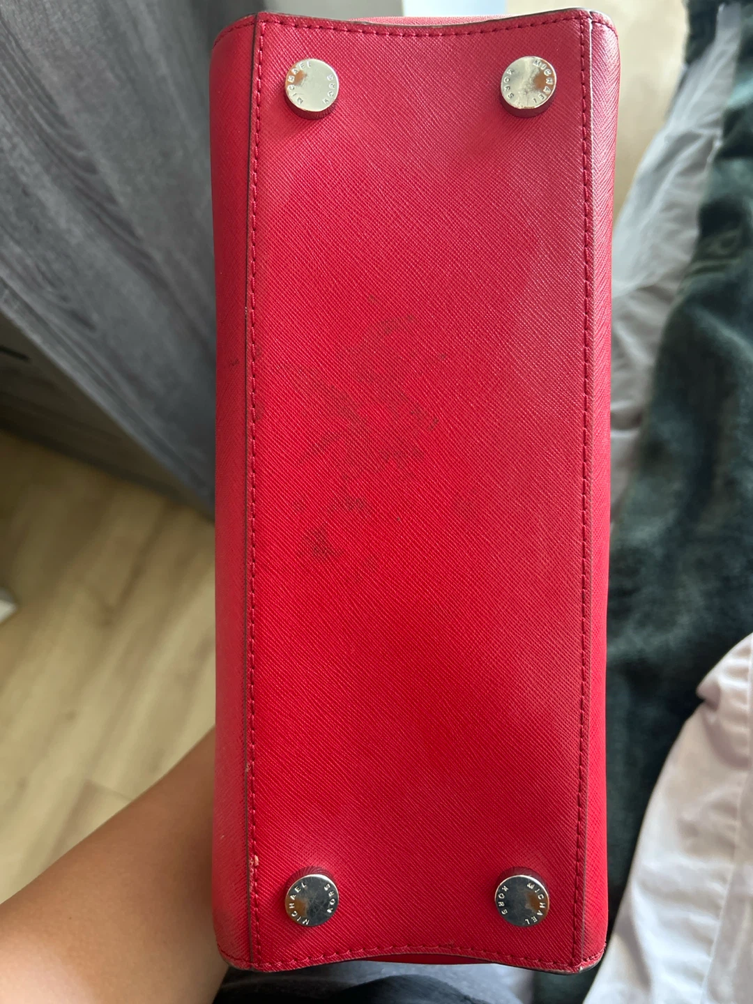 Michael Kors Red Leather Satchel Handbag - photo 4
