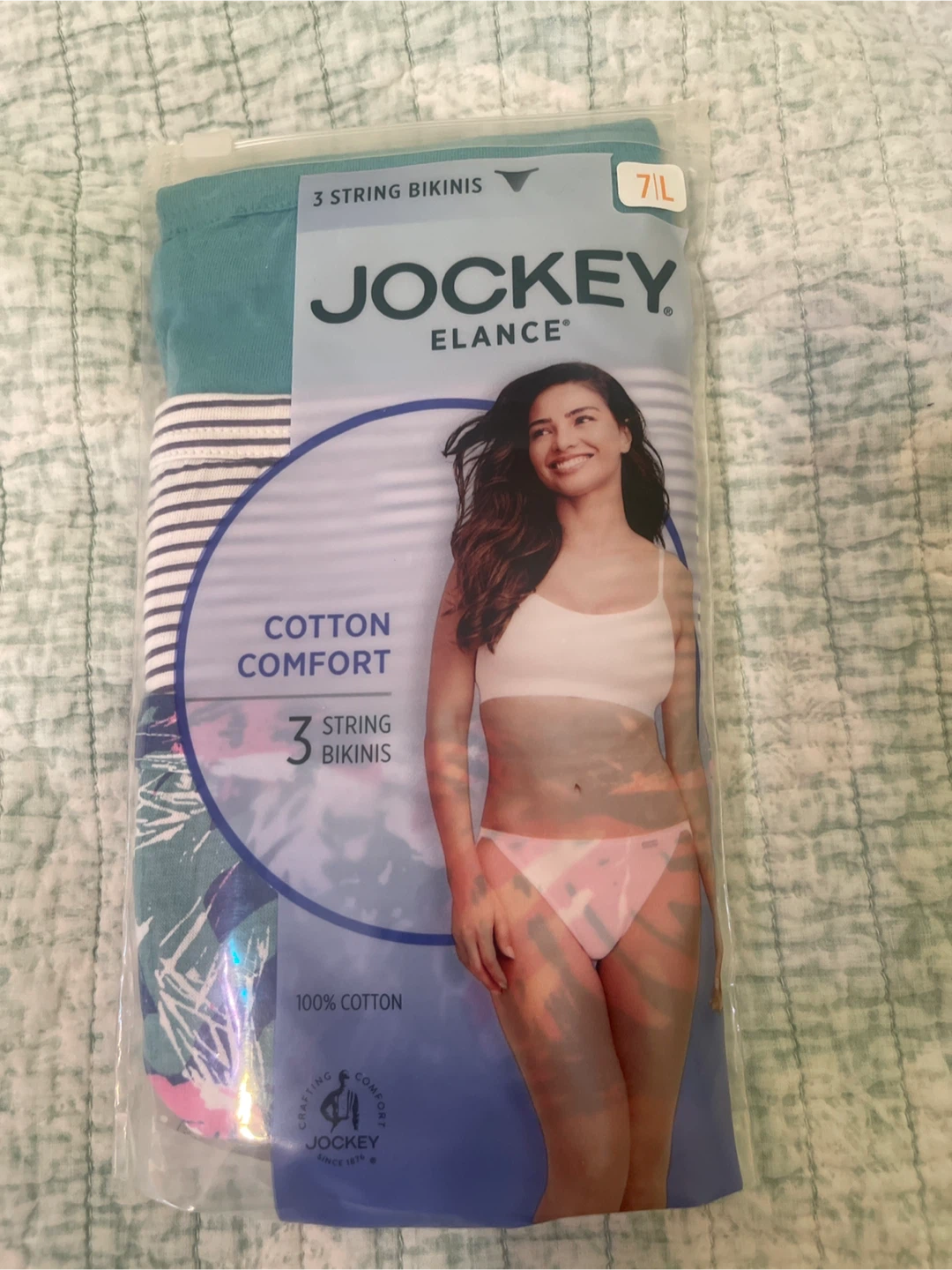 Jockey Elance 3 String Bikinis - Size 7