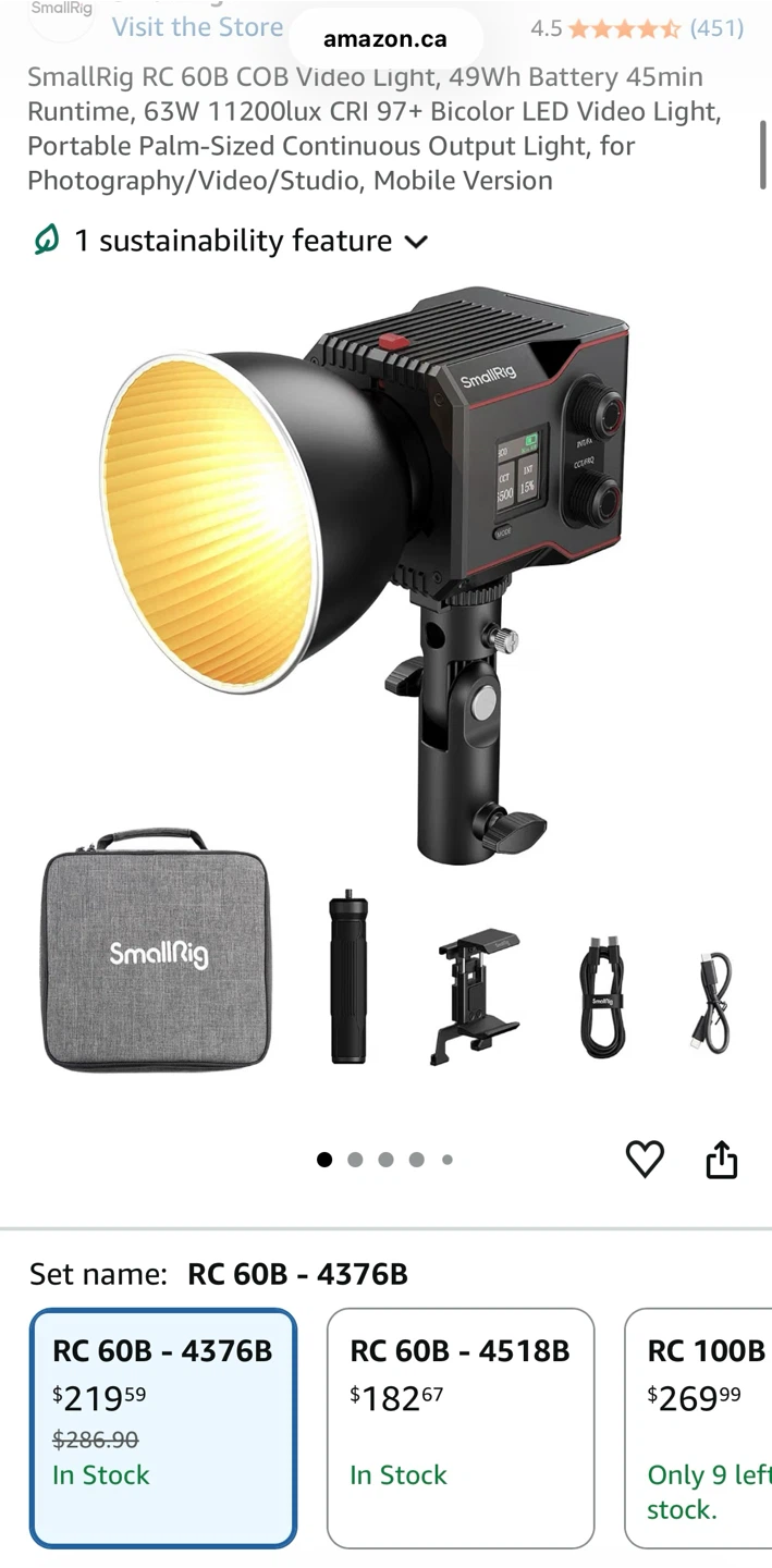 SmallRig RC 60B & RC 60C LED Video Lights - photo 2
