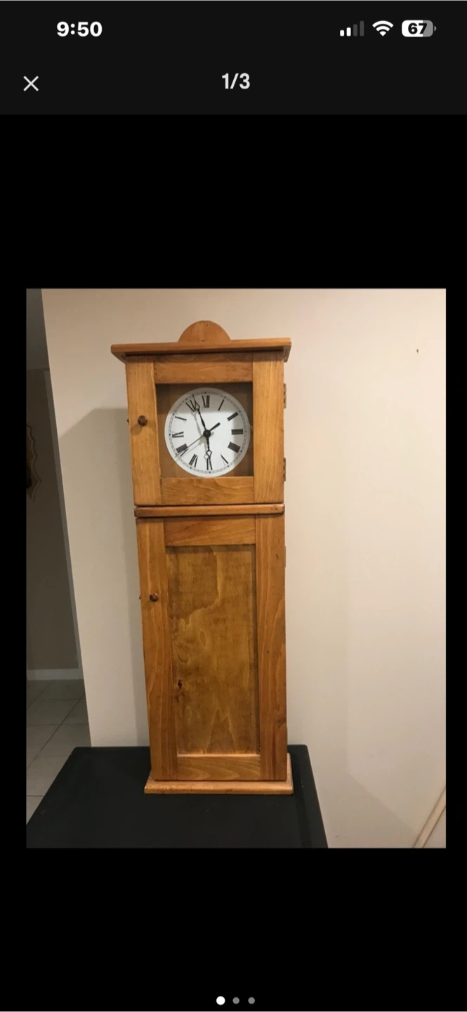 Wooden Grandfather Clock