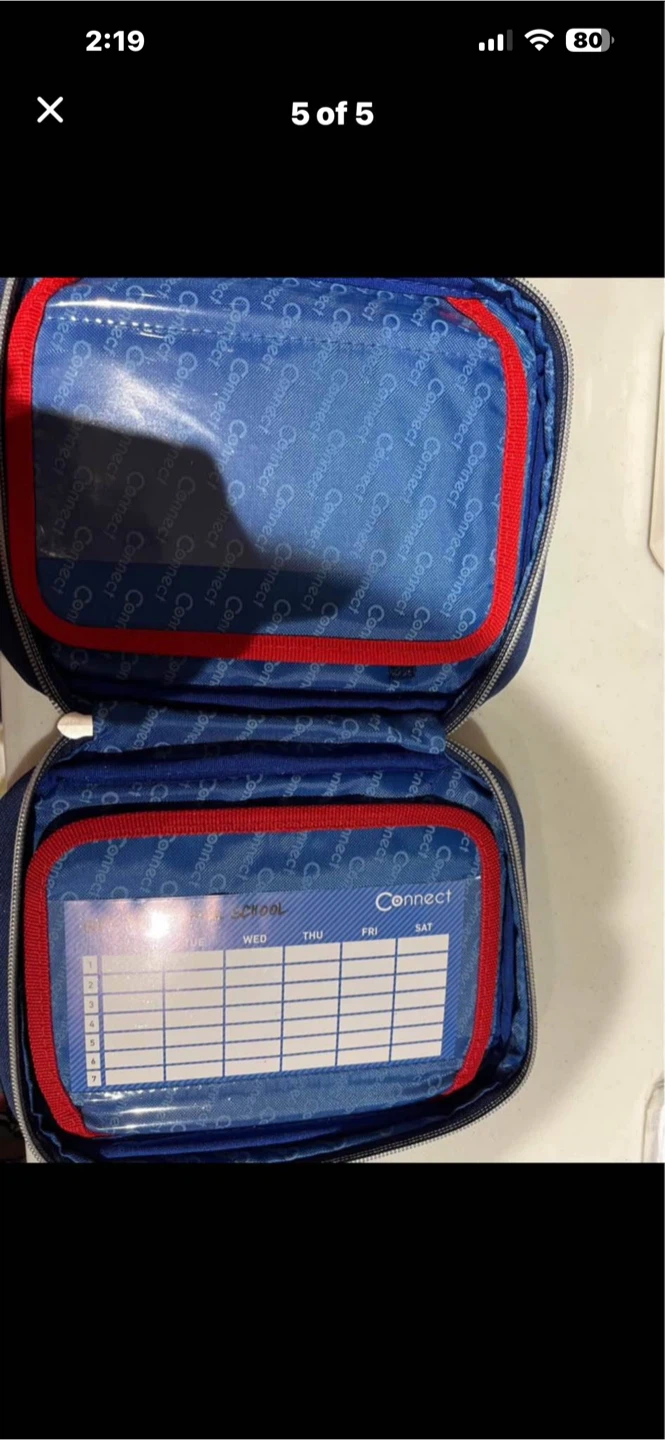 Connect Pencil Case with Soccer Ball Design