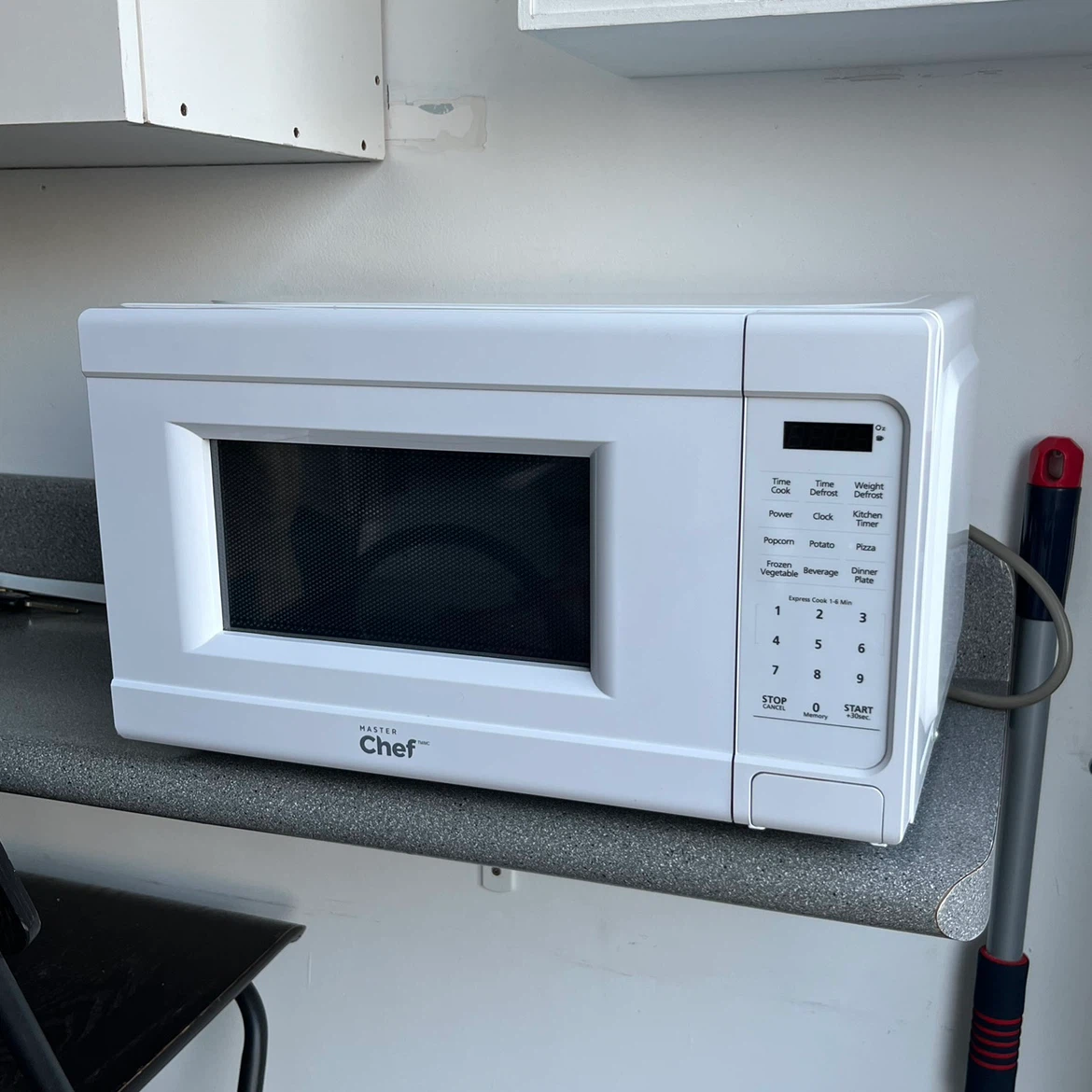 Small Master Chef Countertop Microwave