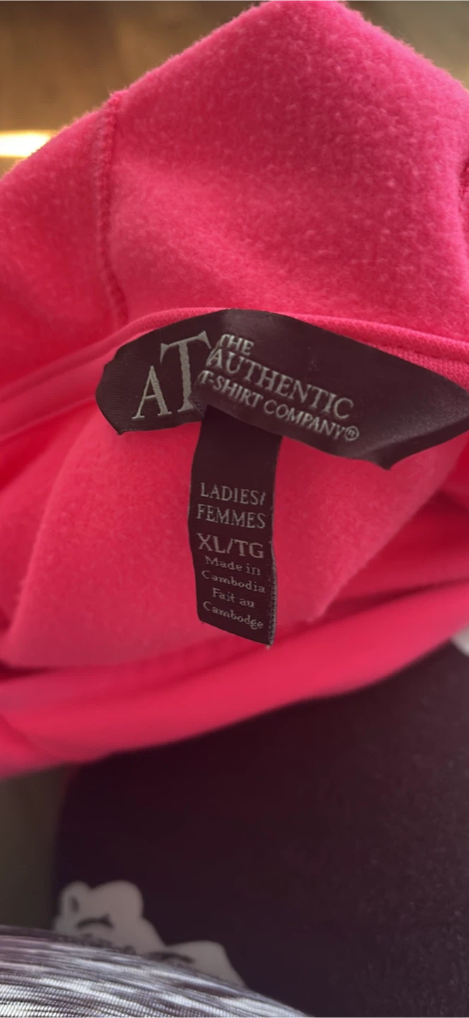 The Authentic T-Shirt Company Pink Hoodie - photo 2