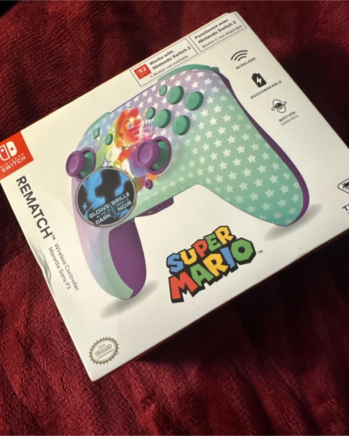 Nintendo Switch REMATCH Wireless Controller - Super Mario