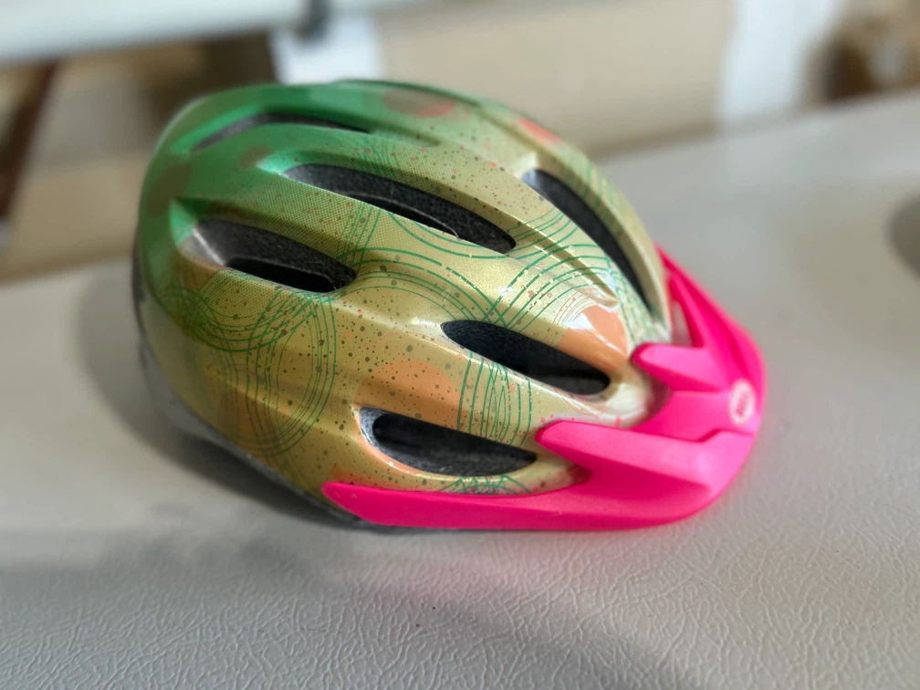Bell Bike Helmet with Visor and LED Light