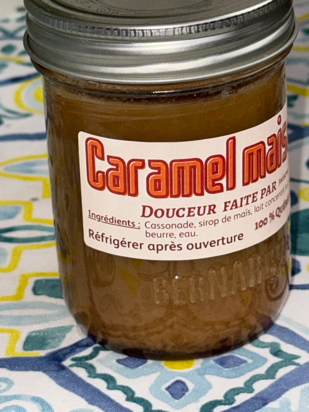 Caramel maison fait par Jocelyne
