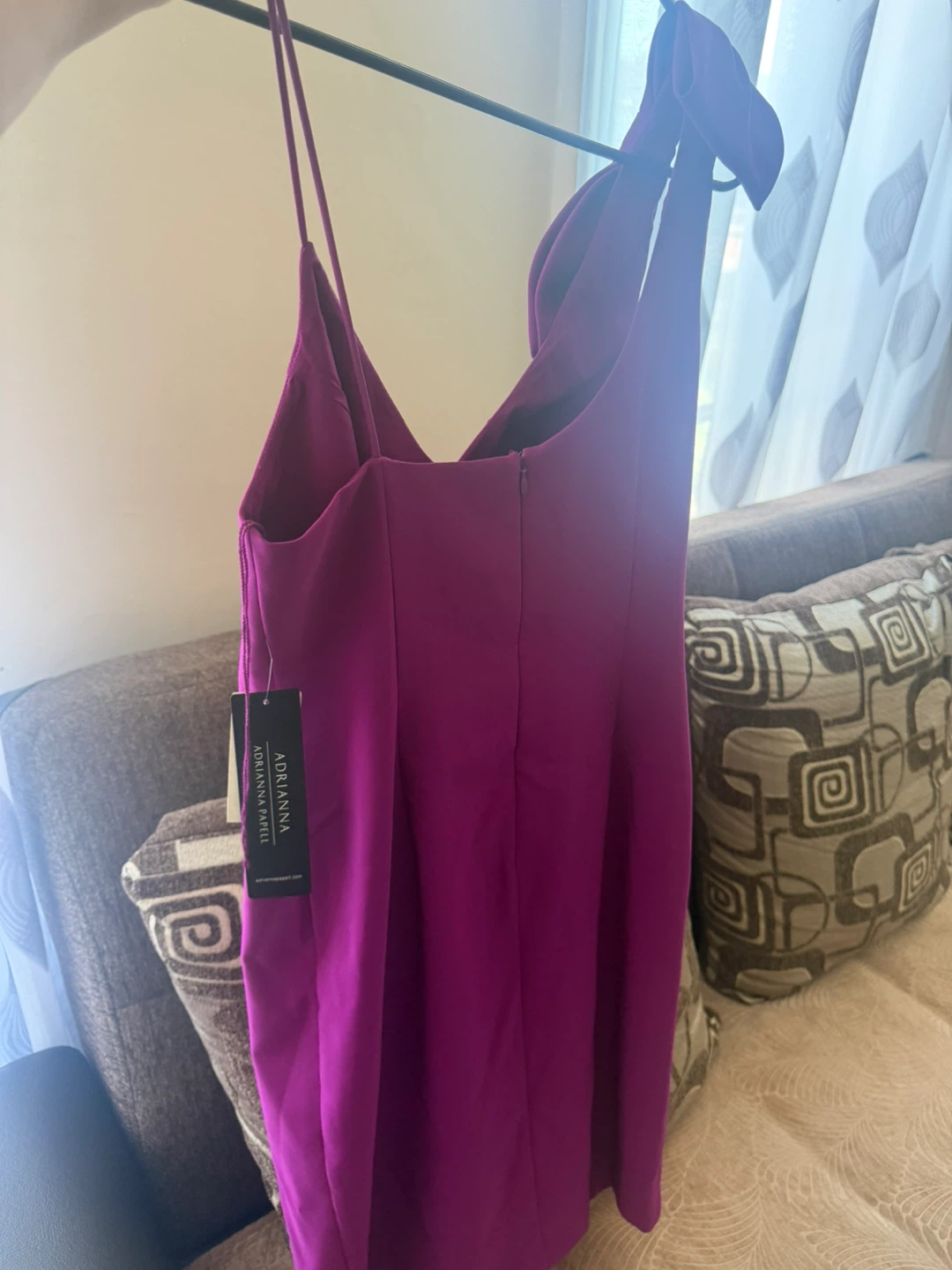 Adrianna Papell Purple Bow Detail Dress - photo 3